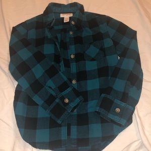XS Boys flannel shirt 4/5